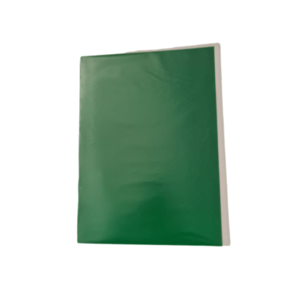 CARPETA CON ACCOCLIP PLASTIFICADO VERDE OSCURO