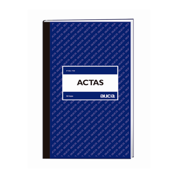 LIBRO DE ACTAS AUCA 50 HOJAS