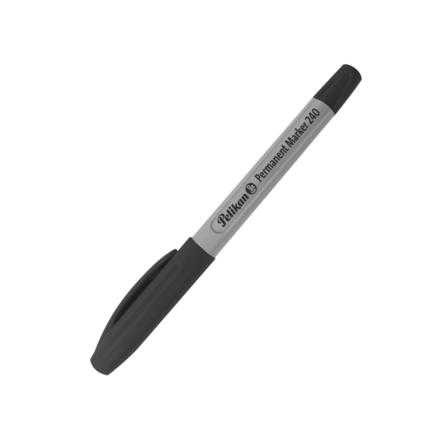 MARCADOR PERMANENTE PELIKAN 240 PUNTA FINA 1.0MM NEGRO