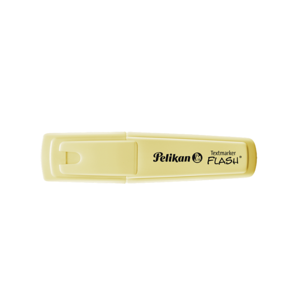DESTACADOR PELIKAN FLASH PASTEL BANANA AMARILLA