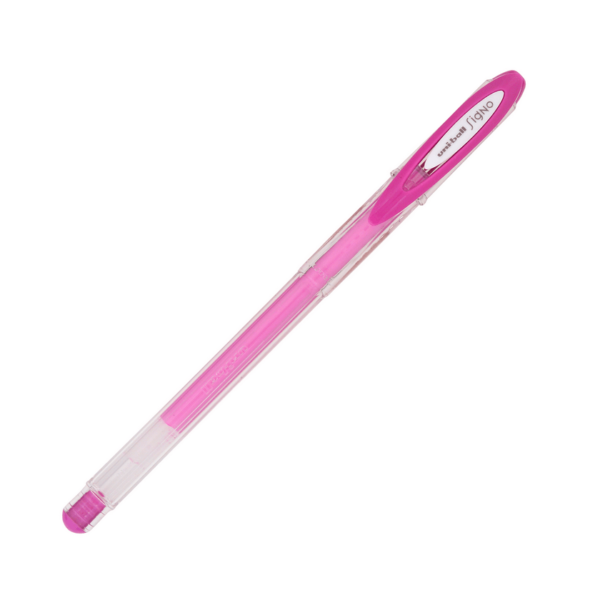 BOLIGRAFO UM-120NM SIGNO 0.8 MM GEL UNIBALL ROSADO METALICO